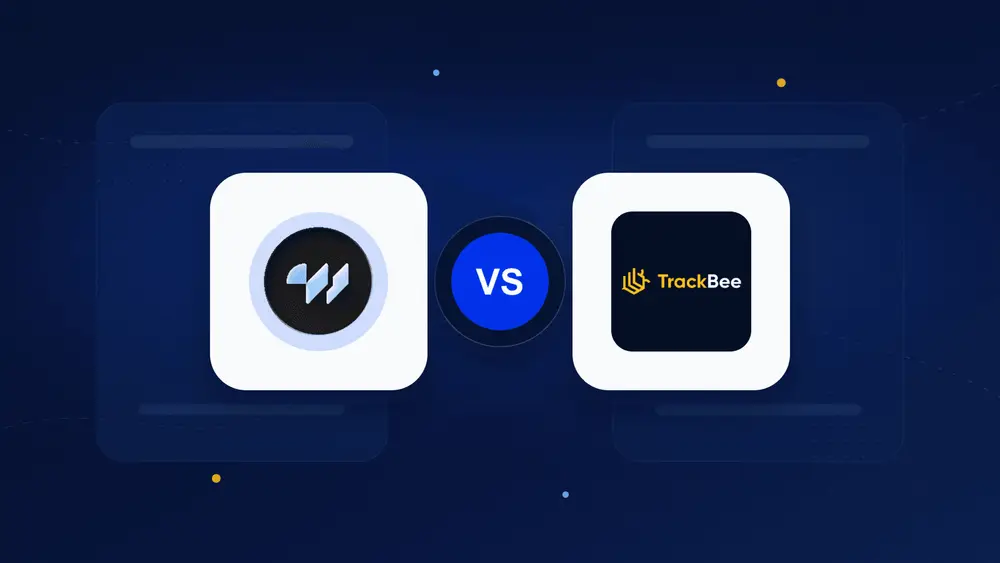 WeTracked and TrackBee logos on a ToolBlueprints comparison cover